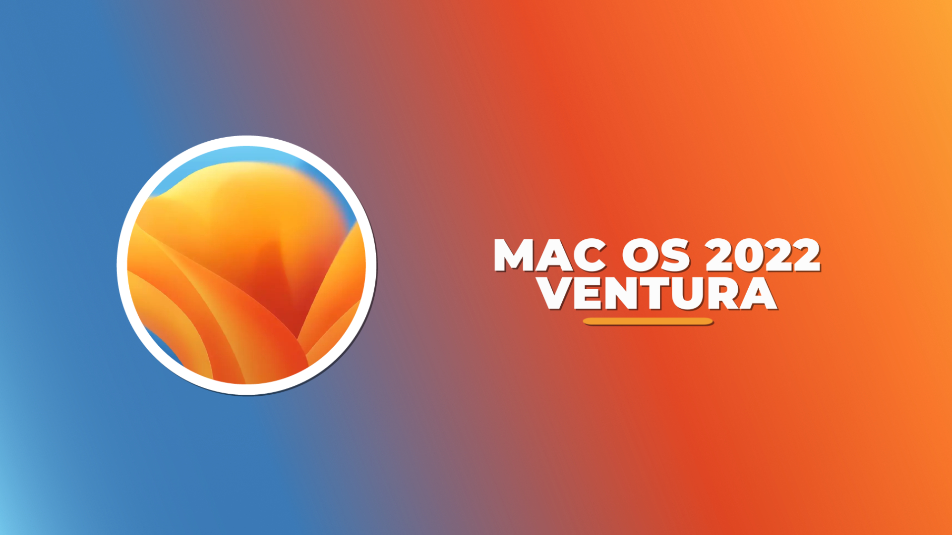 Mac OS 2022 Ventura